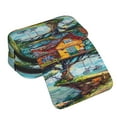 thumbnail image 4 of Kdxio Whimsical Treehouse Painting for Double Compartment Pen Case Oxford Organizer with Zipper Pockets for Students Artists, 4 of 7