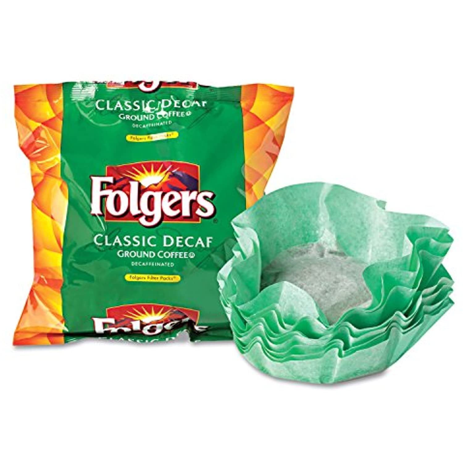Folgers Filter Packs Coffee Decaffeinated Filter Pack 40 / Carton