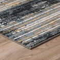 thumbnail image 3 of Addison Rugs Dayton 3'3" x 5'1" Striped Fabric Area Rug in Storm Multi-Color, 3 of 5