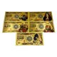 thumbnail image 1 of Los billetes de banco plásticos de la tarjeta del yen del anime de Japón del arte de encargo de todos los estilos fijan en oro 24k plateado para la colección, 1 of 4