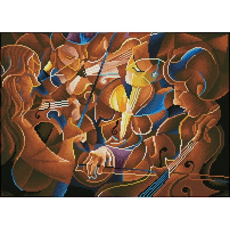 UPC: 4895225915248 | DIAMOND DOTZ® Musical Jam Diamond Painting Kit