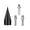 Large, variant on OIUR 32/42/50MM Wood Splitter Drill Bit, Firewood Log Splitter with Hex, Round, Shank Handle, Heavy Duty Electric Hammer Drill Bit