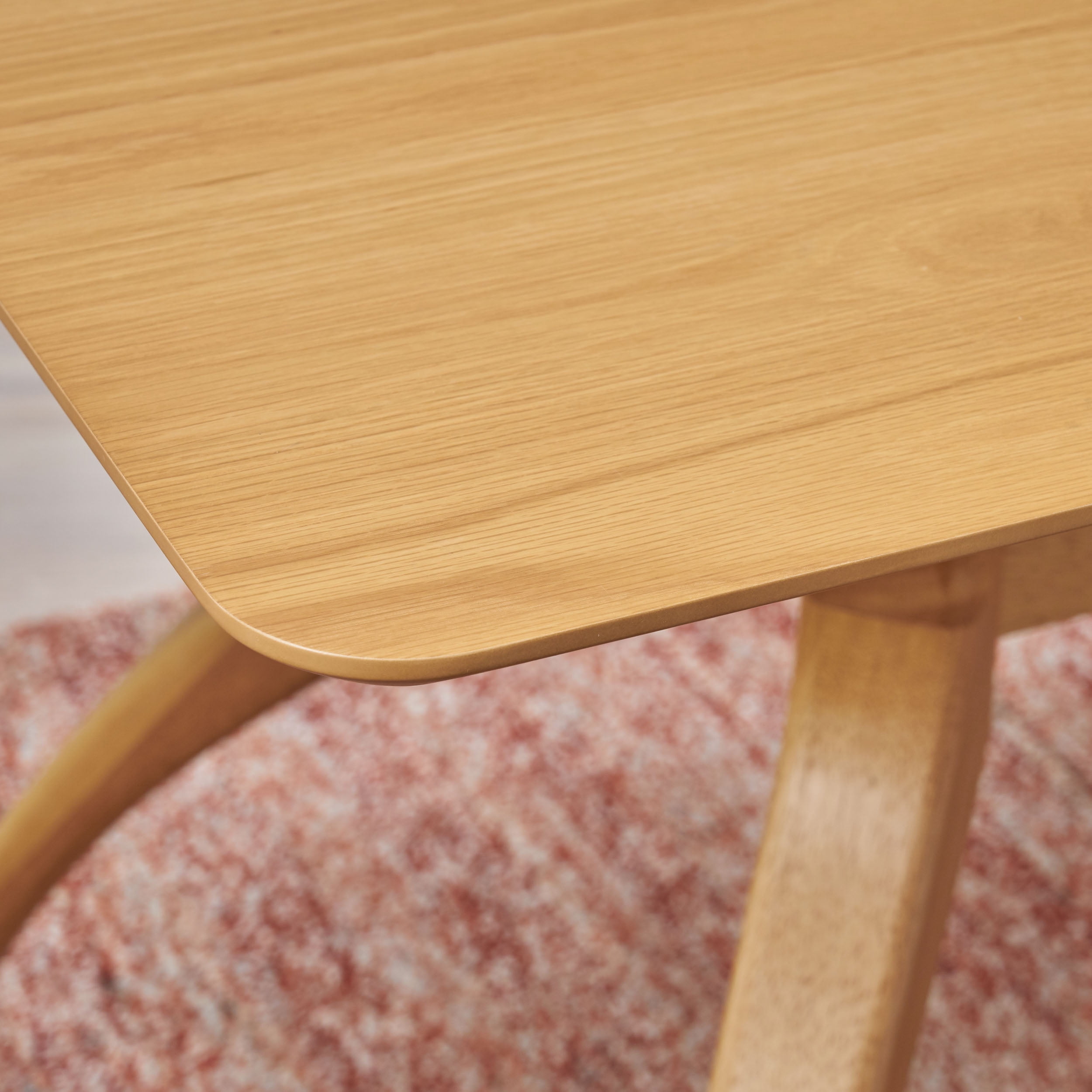 Bellamy Studios Nollman Indoor Dining Table, Natural Oak