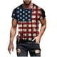 thumbnail image 2 of Tops para hombre, blusas y camisas de manga corta con cuello redondo para hombre, jersey informal de moda con estampado de cuello redondo para hombre, pantalones cortos deportivos para fitness, blusa, 2 of 5