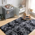 thumbnail image 7 of Junovo Luxury Velvet Shag Area Rug Modern Indoor Fluffy Rugs, Extra Comfy and Soft Carpet For Bedroom Living Room Kids Room,8'x10',Dark Gray, 7 of 7