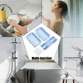 thumbnail image 6 of Unique Bargains 1 Pc Soap Dish Keep Soap Dry Soap Cleaning Storage Drill Free Soap Holder for Bathroom Blue Plastic, 6 of 8
