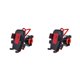 thumbnail image 4 of Yuarrent Soporte de bicicleta para teléfono móvil, soporte de goma de plástico ABS, soporte de rotación, soporte para teléfono móvil, Rojo 2piezas, 4 of 6