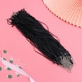 thumbnail image 4 of WHAMVOX  100 Pcs Snow Yarn Wax Thread Bracelets for Making Accessories Pendant Black 46x0.3x0.1cm, 4 of 8