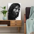 thumbnail image 5 of Qisvanset Framed Canvas Wall Art 12x16 Inch Boho Jesus Sketch Modern Bible Home Art Set, 5 of 5