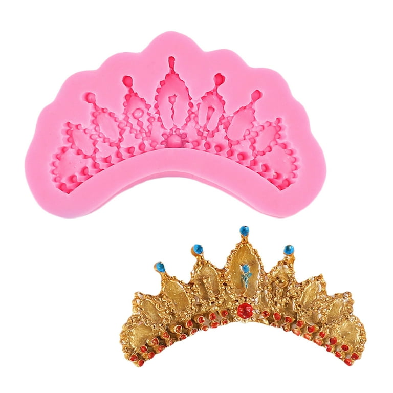 Cake Molds Crown Fondant Mold Royal Crown Silicone Fandont Moulds