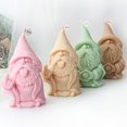 thumbnail image 5 of Molde de silicona para velas de Papá Noel con muecas bonitas, gestos para sacar la lengua, enano de yeso, fabricación de jabón, chocolate, decoración navideña, regalo, 5 of 5