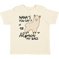 thumbnail image 3 of Inktastic Nana's You Say Alpaca My Bags Boys or Girls Toddler T-Shirt, 3 of 5