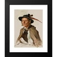 thumbnail image 2 of Kazimierz Pochwalski 14x18 Black Modern Framed Museum Art Print Titled - Portrait of Sabała (1885), 2 of 5