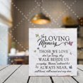 thumbnail image 2 of In Loving Memory Those We Love Don't Go Away Wooden Box Sign Table Decor Sympathy Gift, Memorial Gift, Grief Gift, Bereavement Gift for Family, Bedroom Shelf Decor Office Desk Decor 5""x5"", 2 of 5