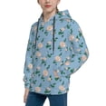 thumbnail image 2 of Sikiie Rose Flowers Youth Hoodie Sweatshirt Pullover Hooded Classic Casual Essentials Hoodiefor Boys Girls Kids -Large, 2 of 6