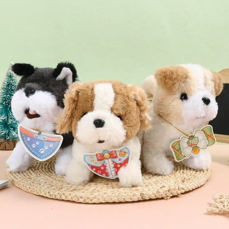 Realistic Stuffed Puppy Dog Toy – Interactive Walking & Barking Smart Robot Dog for Kids Toddler Travel Companion Soft Hugable Plush Gift for Christmas Graduation Preschool & School Adventures Realistic Stuffed Puppy Dog Toy – Interactive Walking & Barking Smart Robot Dog for Kids Toddler Travel Companion Soft Hugable Plush Gift for Christmas Graduation Preschool & School Adventures