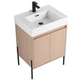 thumbnail image 4 of Fine Fixtures Crownpoint Bathroom Vanity 24" Wide - White Oak - White Sink, 4 of 4