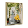 thumbnail image 2 of Stupell Industries Eclectic Vacation Ride Through Alley Gold Floating Frame Canvas Art, 25 x 31, by Franklyn Gregory, 2 of 8