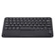 thumbnail image 4 of Teclado inalámbrico Bluetooth compacto de 59 teclas con panel táctil, compatible con múltiples sistemas, diseño delgado y elegante en color negro., 4 of 6
