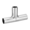 thumbnail image 5 of T Joint Duct Splitter, 1/2 Inch 3 Way Duct Welding Connector T Shape Metal Exhaust Pipe Splitter Fitting Round, 5 of 6