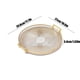 thumbnail image 3 of Uuiauoio Round Serving Tray, Elegant Round Tray with Gold Handle, Fruits Desserts Snacks Display Food Serving Tray, Decorative Platter for Vanity Bathroom Coffee Table, 3 of 6