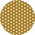 thumbnail image 1 of Ahgly Company Indoor Round Patterned Mahogany Brown Area Rugs, 8' Round, 1 of 6