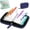 Blue, variant on Waterproof Pill Pouch Set-14Pcs Bags Inside, Zipper Pill Case with 14 Day Zipper Pouches Organizer Travel Medicine Weekly Vitamin Medication Reusable Portable Large Holder Daily Container(Pink)