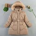 thumbnail image 3 of Boys Winter Coat Boys Puffer Jacket with Pocket Zip up Winter Hoodies Coat Warm Windproof Kids Winter Jacket Boys Coats Size 7-8Years, 3 of 4