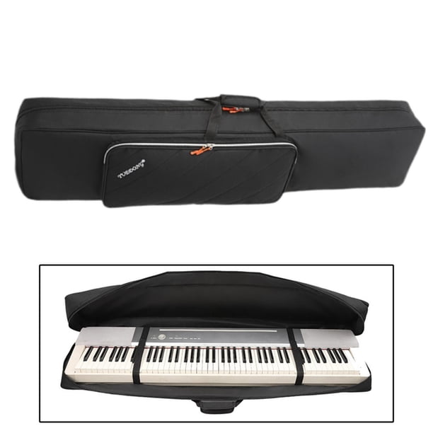Bolsa de Transporte Perfecl para Teclado de 88 Teclas Negro 137 cm