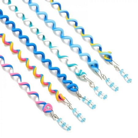 

6PCS/Lot Cute Girls Headband Colorful Crystal Long Elastic Hair Bands Hairwear Children Gift Hairbands Kids Hair Accessories