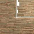 thumbnail image 5 of Ekena Millwork 48 5/8"W x 24 3/4"H x 1 1/4"D Cascade Stacked Stone, EverStone Faux Stone Siding Panel, Iron Mill, 5 of 11
