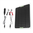 thumbnail image 3 of 20W Panel Solar 12V / 5V USB2.0 Cargador Solar para AutomóVil Panel Solar Flexible de Silicio Monocristalino PortáTil para Exteriores, 3 of 5