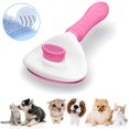 thumbnail image 1 of Neotimely Self Cleaning Slicker Brush for Dogs and Cats,Pet Grooming Tool,Dog Cat Brush,Removes Undercoat,Shedding Mats and Tangled Hair Massages Particle,Improves Circulation, 1 of 8