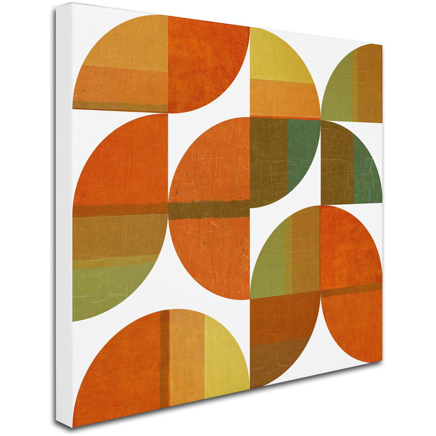 Trademark Fine Art "Four Suns Quartered 1.0" Canvas Art by Michelle Calkins