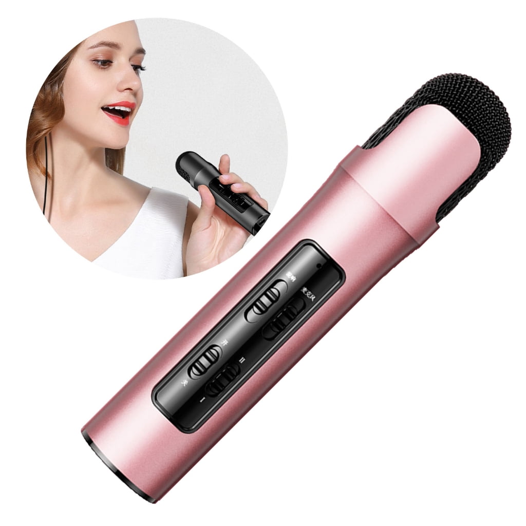 Singing Machines Portable Microphones Mic for Singing Speeches Cordless Microphones Karaoke Machines