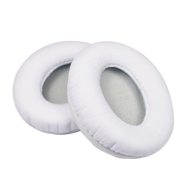 Seitruly 1 par de auriculares, almohadillas para auriculares, funda transpirable, repuesto de esponja de memoria para auriculares Solo 1,0 Relojes inteligentes Blanco