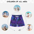 thumbnail image 6 of FORMRS Boys Swim Trunks Quick Dry Mesh Lining Beach Boardshorts, Sizes XS-XL, Night Mushrooms Pattern, 6 of 7
