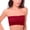 Red, variant on Strapless Bras For Women Strapless Size Plus Removable Padded Top Stretchy Strapless Double Bandeau Soft Lette Underwear Wire Navy Wireless T-Shirt Bra L