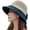 Navy, variant on CoCopeaunts Women's Straw Bucket Hats Beach Sun Hats Straw Fisherman Hat Breathable Windbreak Rope Cute Bow Straw Cap for Vacation