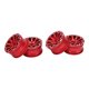 thumbnail image 2 of Llantas de ruedas para vehículos RC, 4 piezas Llantas de neumáticos para vehículos RC para vehículos RC Llantas de aleación de aluminio diseñadas a medida, 2 of 8