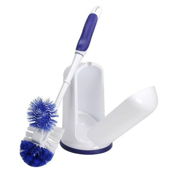 Rubbermaid Covered Toilet Bowl Brush & Caddy, White