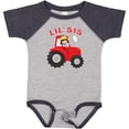 thumbnail image 3 of Inktastic Farmer Tractor Little Sis Girls Baby Bodysuit, 3 of 5