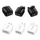 thumbnail image 4 of Cargador 5V 2.4A 3 Puertos USB Smart QC 3.0 Travel Fast (EU) Negro 5pcs FLhrweasw Nuevo, 4 of 8
