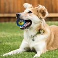 thumbnail image 6 of dgysar Squeaky Dog Face Ball Toy for Small and Medium Dogs Enamel Rubber Bouncy Toy with Cute Dog Face Design Interactive Fetch Toy for Corgi Shiba Inu Teeth Cleaning Green 1PC, 6 of 7