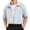 #549-Sky Blue, variant on Men's Striped Short Sleeve Shirt Button Down Collar Elastic Hem with Ombre Detail for Streetwear Sky Blue XL Gifts for Father