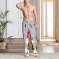 thumbnail image 6 of Lsque Merry Christmas Gnome1 Print Men's Pajama Pants, Lounge Pant - Comfortable Home Wear,Elastic Waistband, Stylish Design-X-Large, 6 of 9
