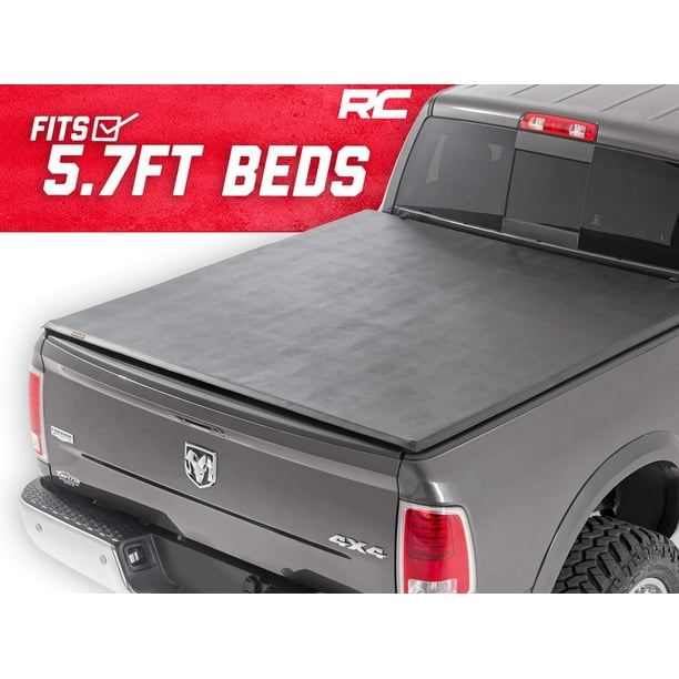 Rough Country TriFold (fits) 20192020 Ram Truck Bed Tonneau Cover