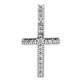 thumbnail image 3 of Real 14kt White Gold 1 1/10ct. Diamond Latin Cross Pendant; for Adults and Teens; for Women and Men, 3 of 4