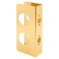 thumbnail image 1 of Defender Security U 9559 Door Reinforcer Combo, 1-3/8-Inch Thick by 2-3/8-Inch Backset 2-1/8-Inch Bore, Brass, Non-Recessed, 1 of 1