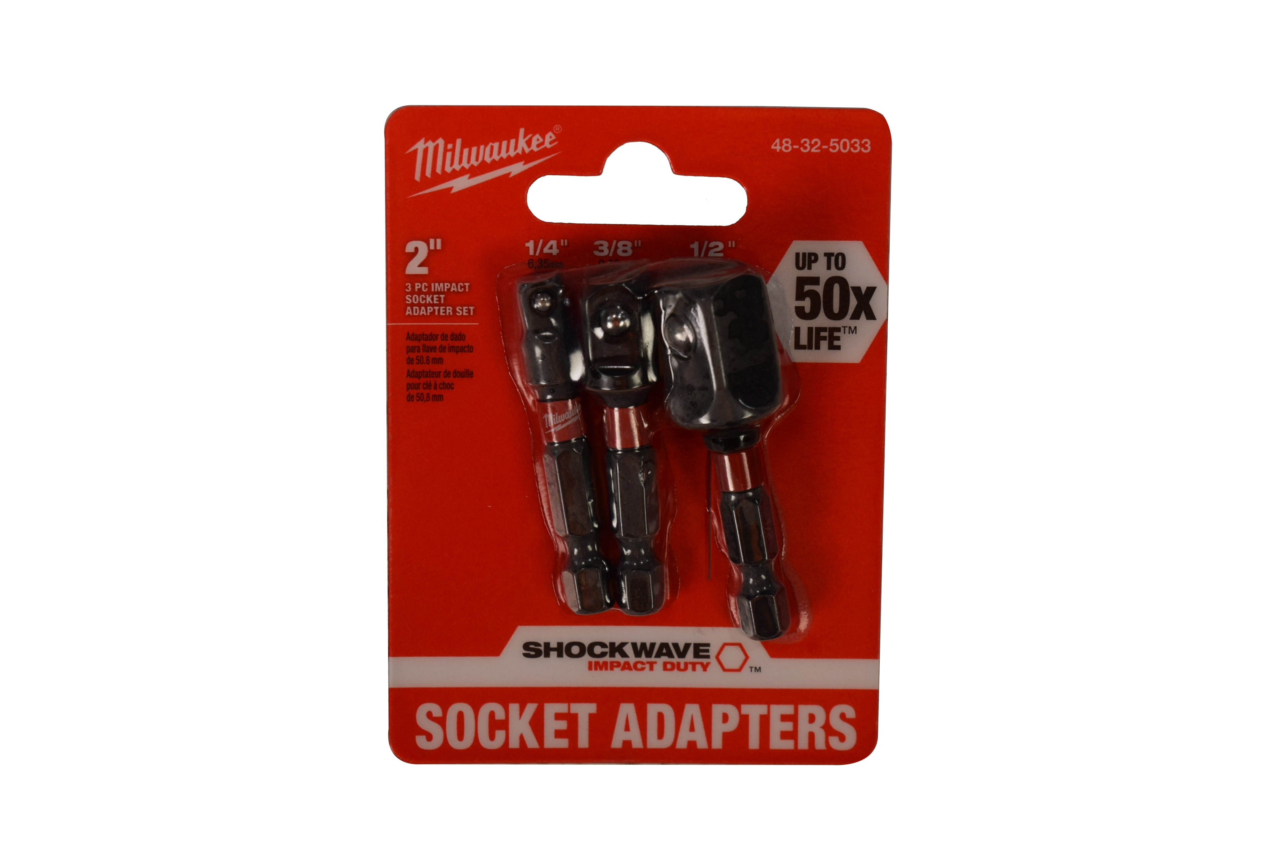 Milwaukee socket adapter set sale
